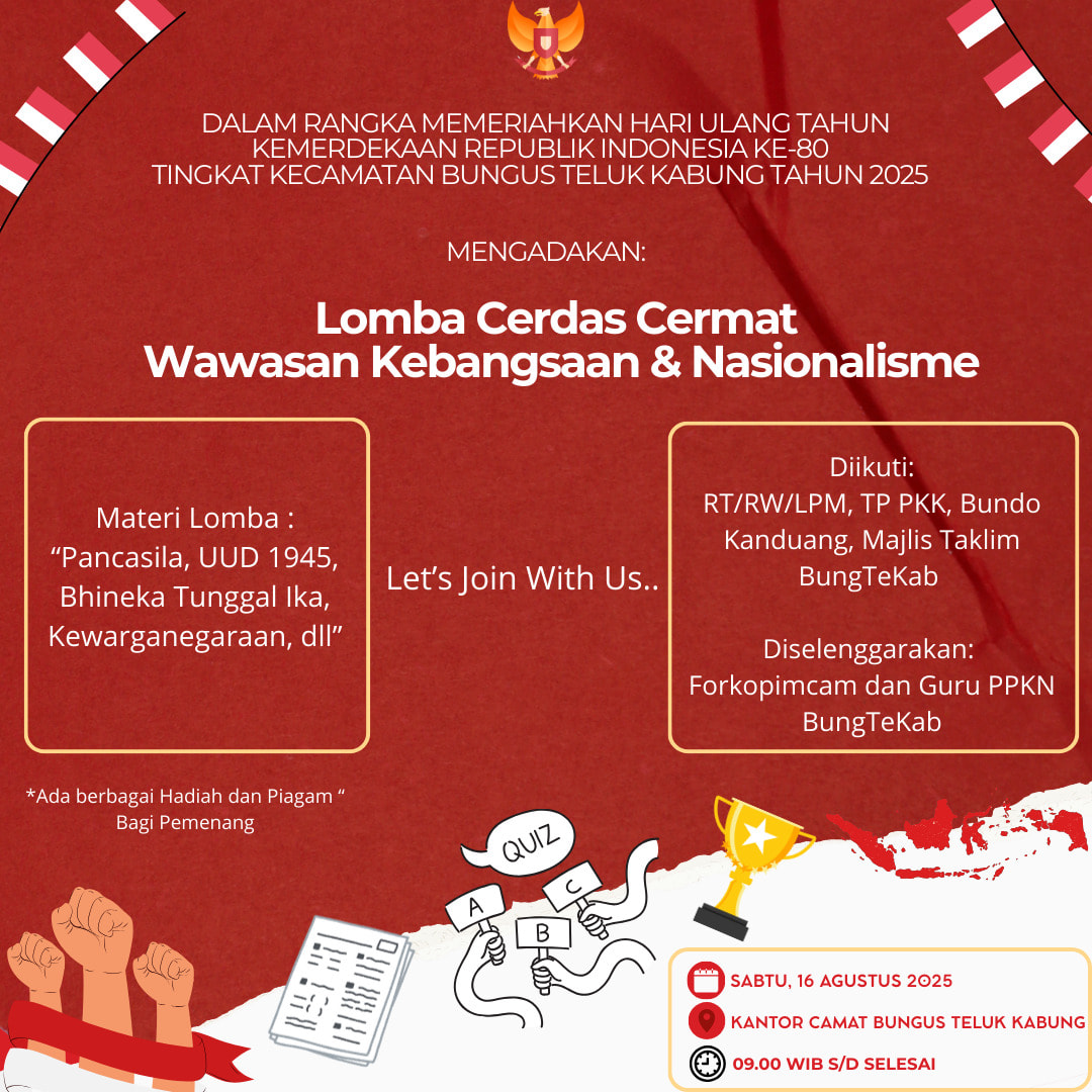 Lomba Cerdas Cermat Memeriahkan HUT RI ke 80
